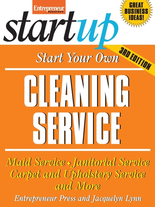 Title details for Start Your Own Cleaning Service by Entrepreneur Press - Available